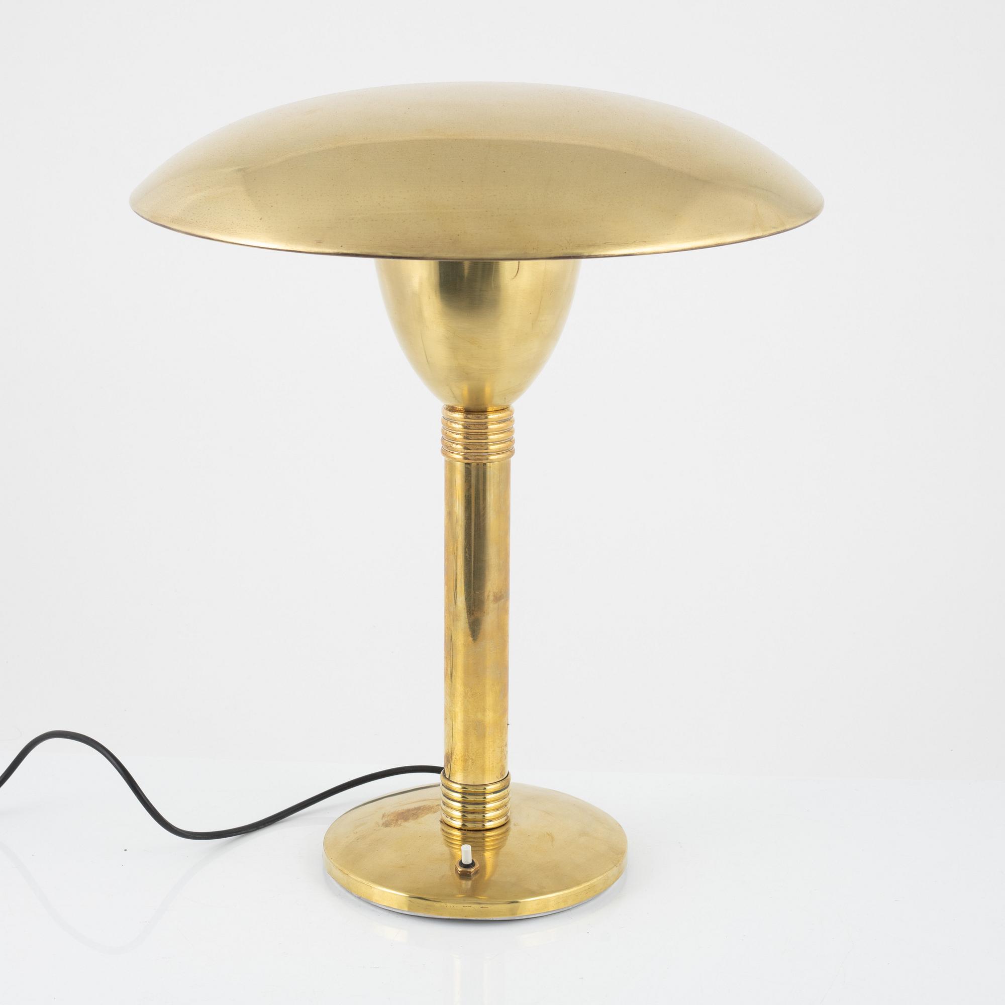 Gaetano Sciolari, a brass table lamp, Italy, second half of the 20th Century.