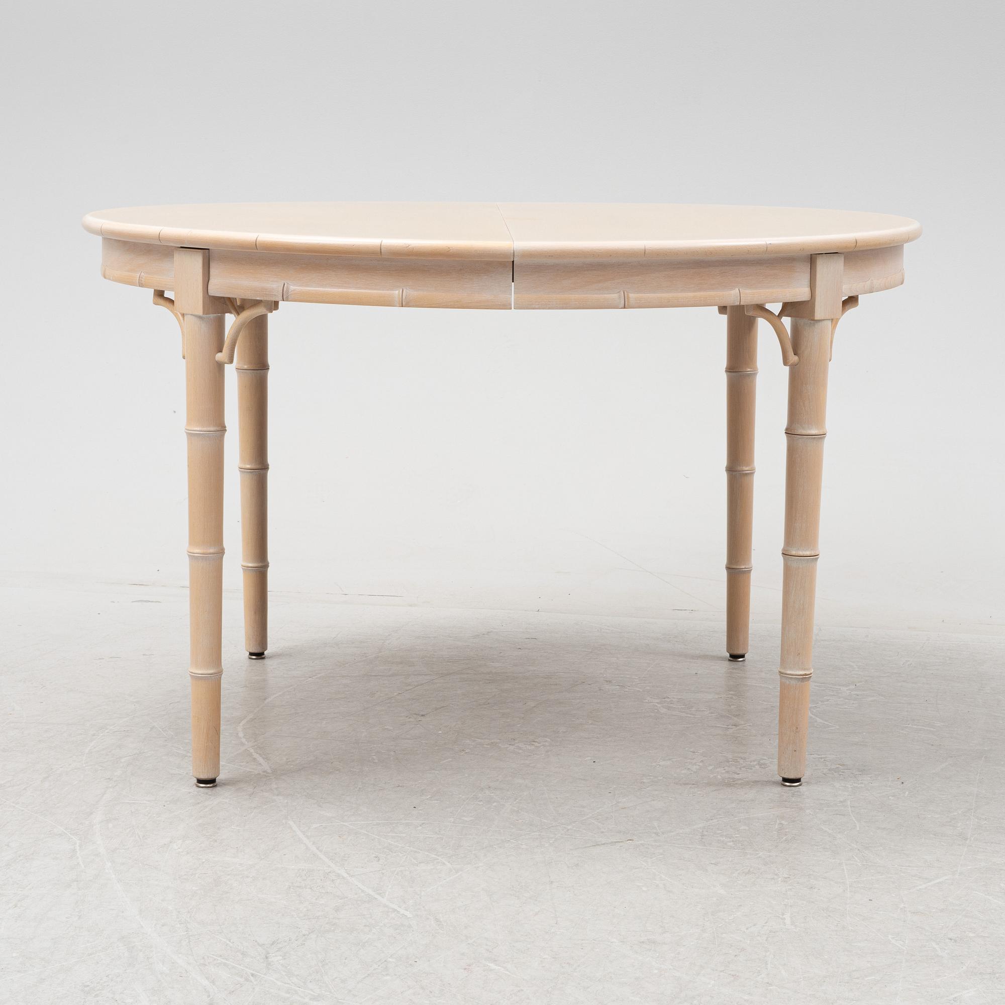 A 7 piece dining group, Miranda of Sweden, 1980's.