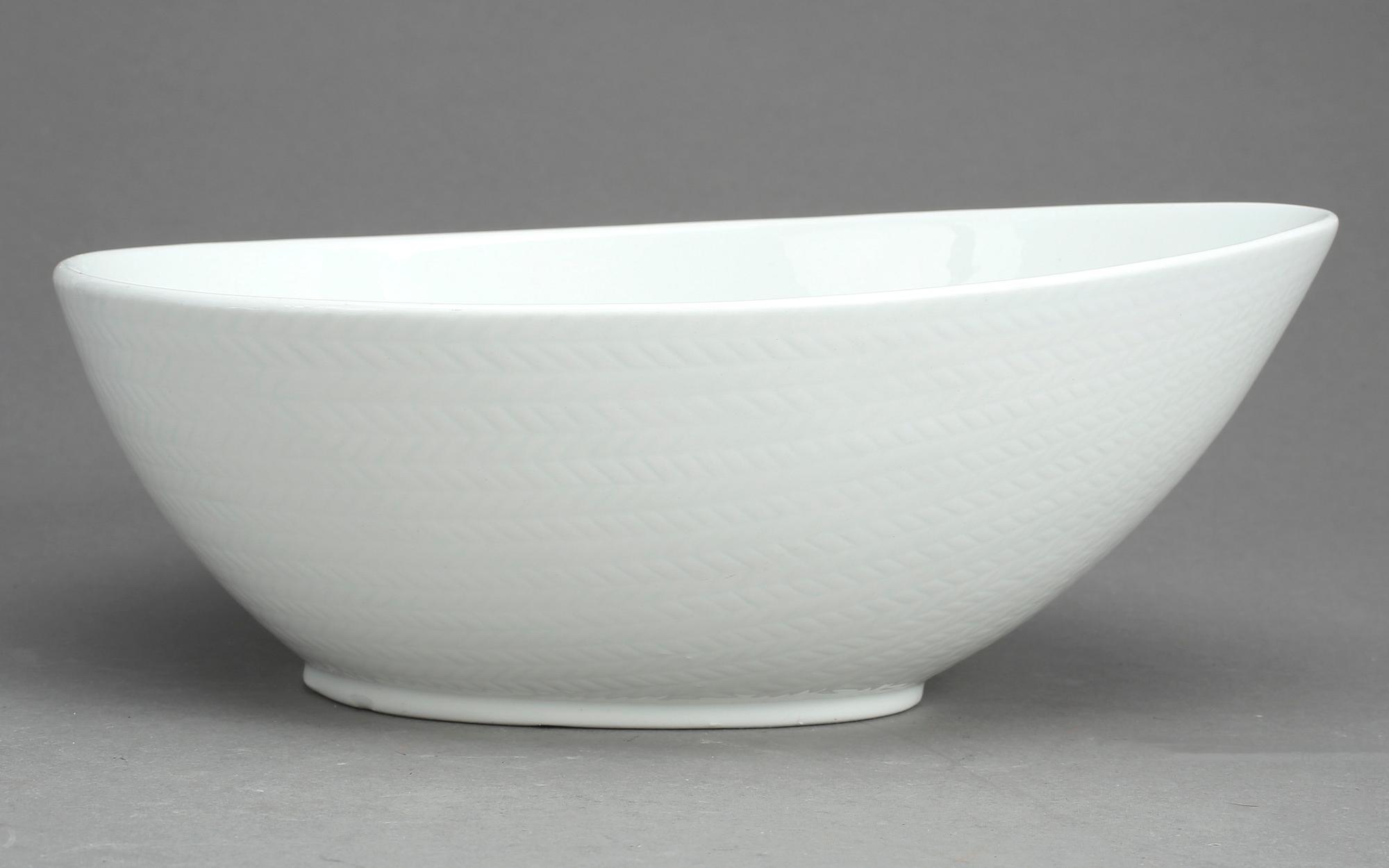 SERVISDELAR, 3delar, flintgods, "Blå Eld", Hertha Bengtsson, Rörstrand, 1965-66.