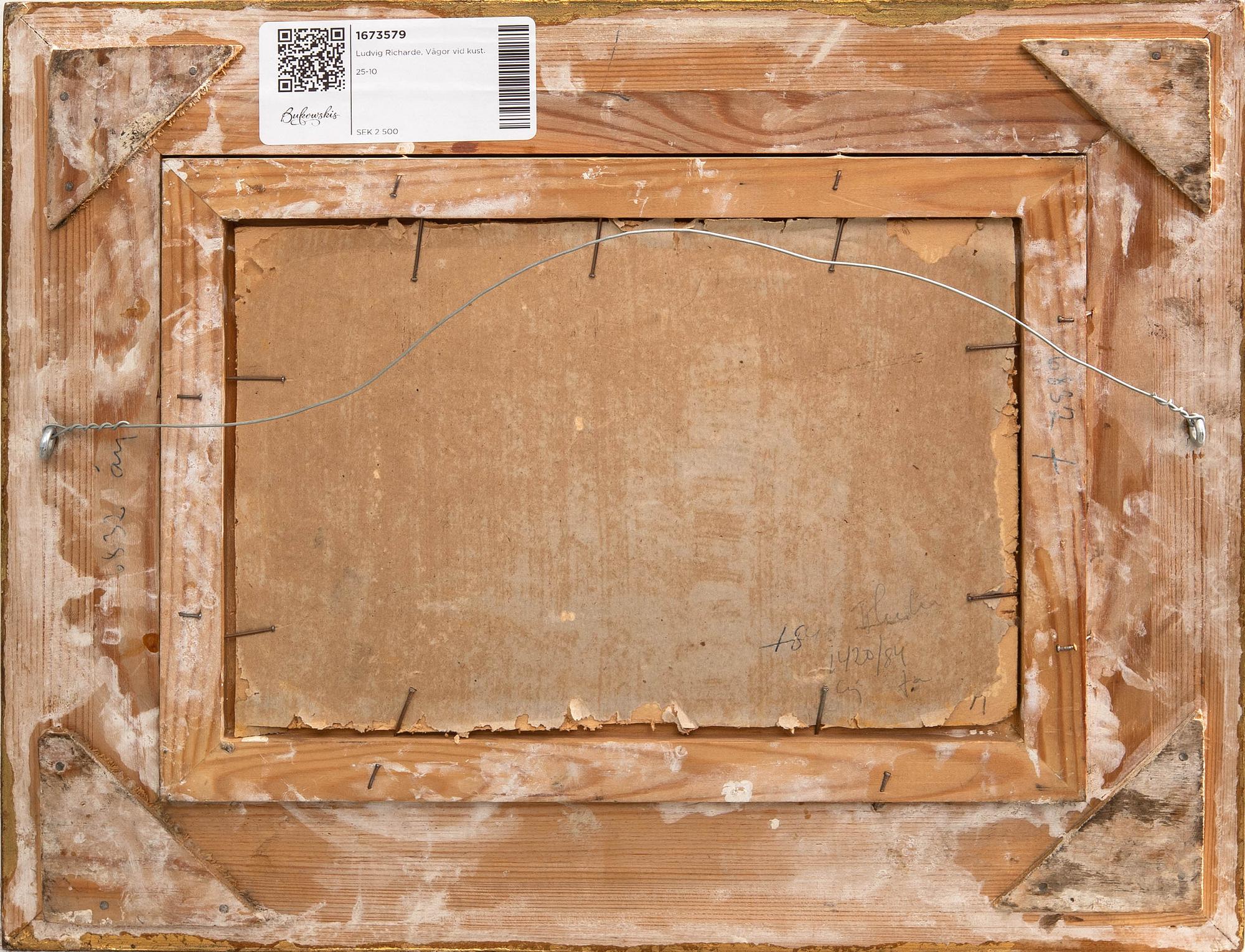 Ludvig Richarde, Vågor vid kust.