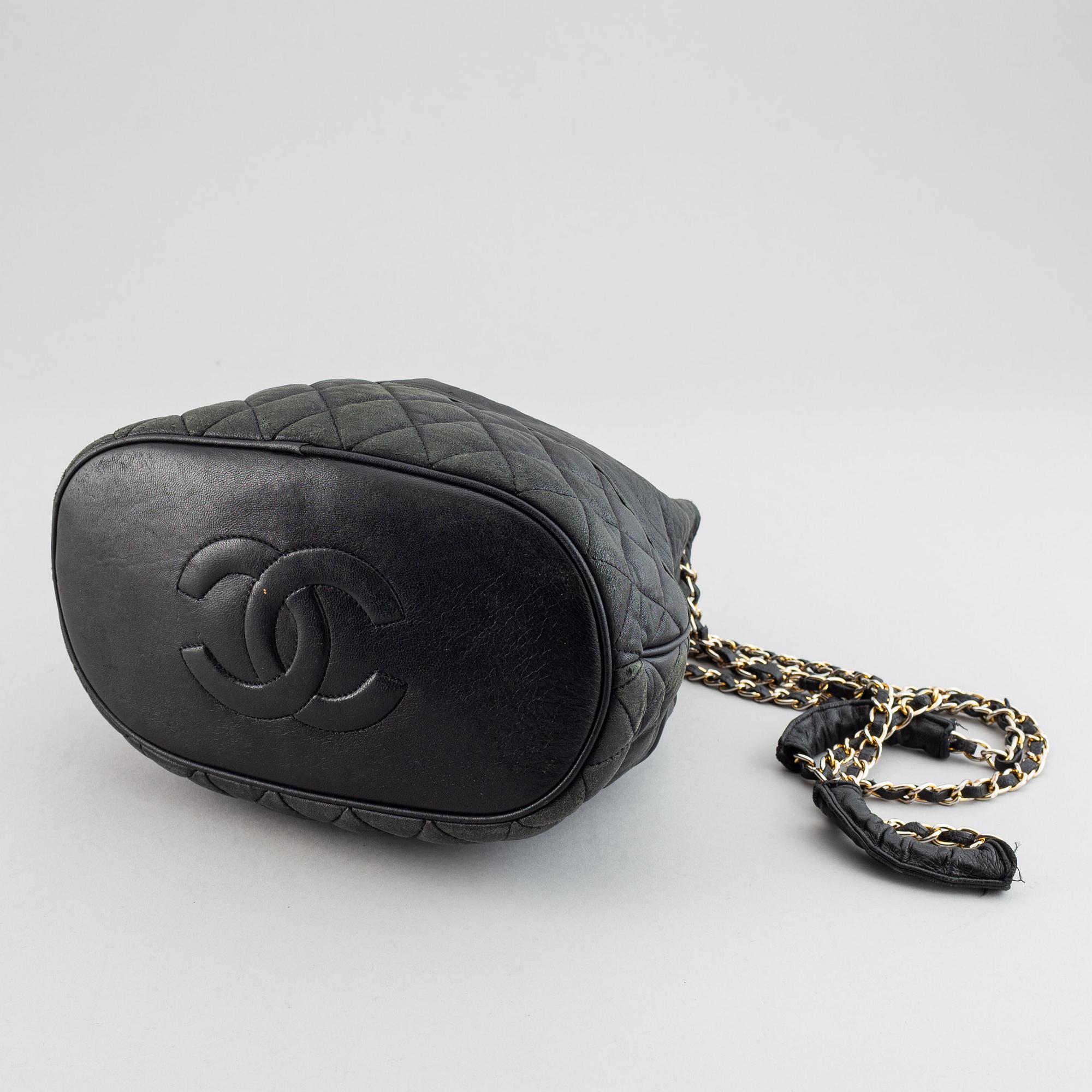 Chanel, väska, drawstring bag.