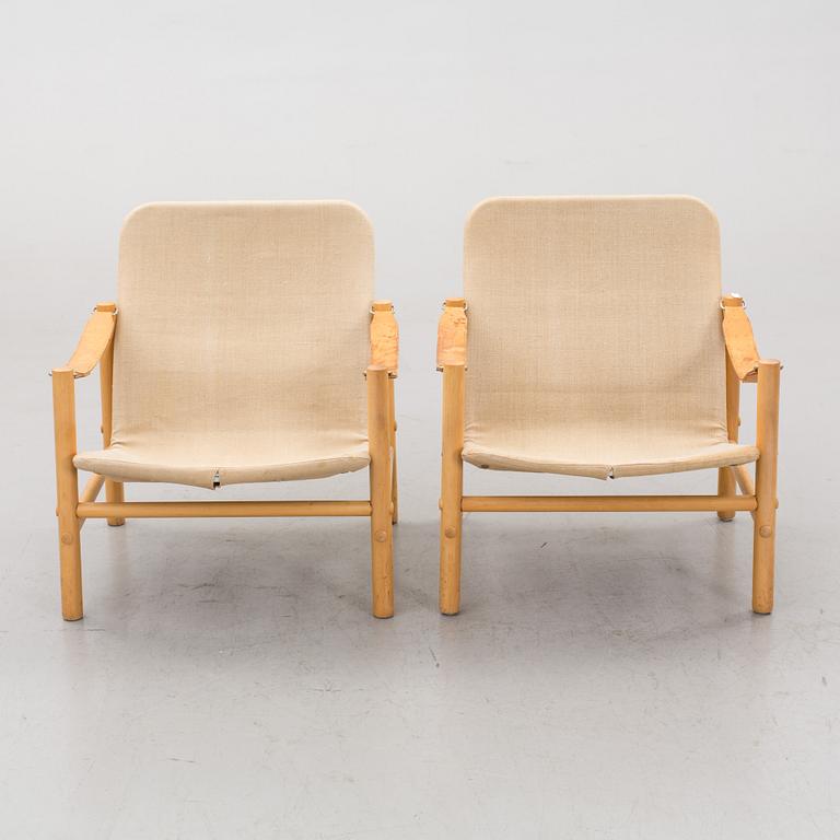 A pair of Bror Boije "Junker" Dux lounge chairs.