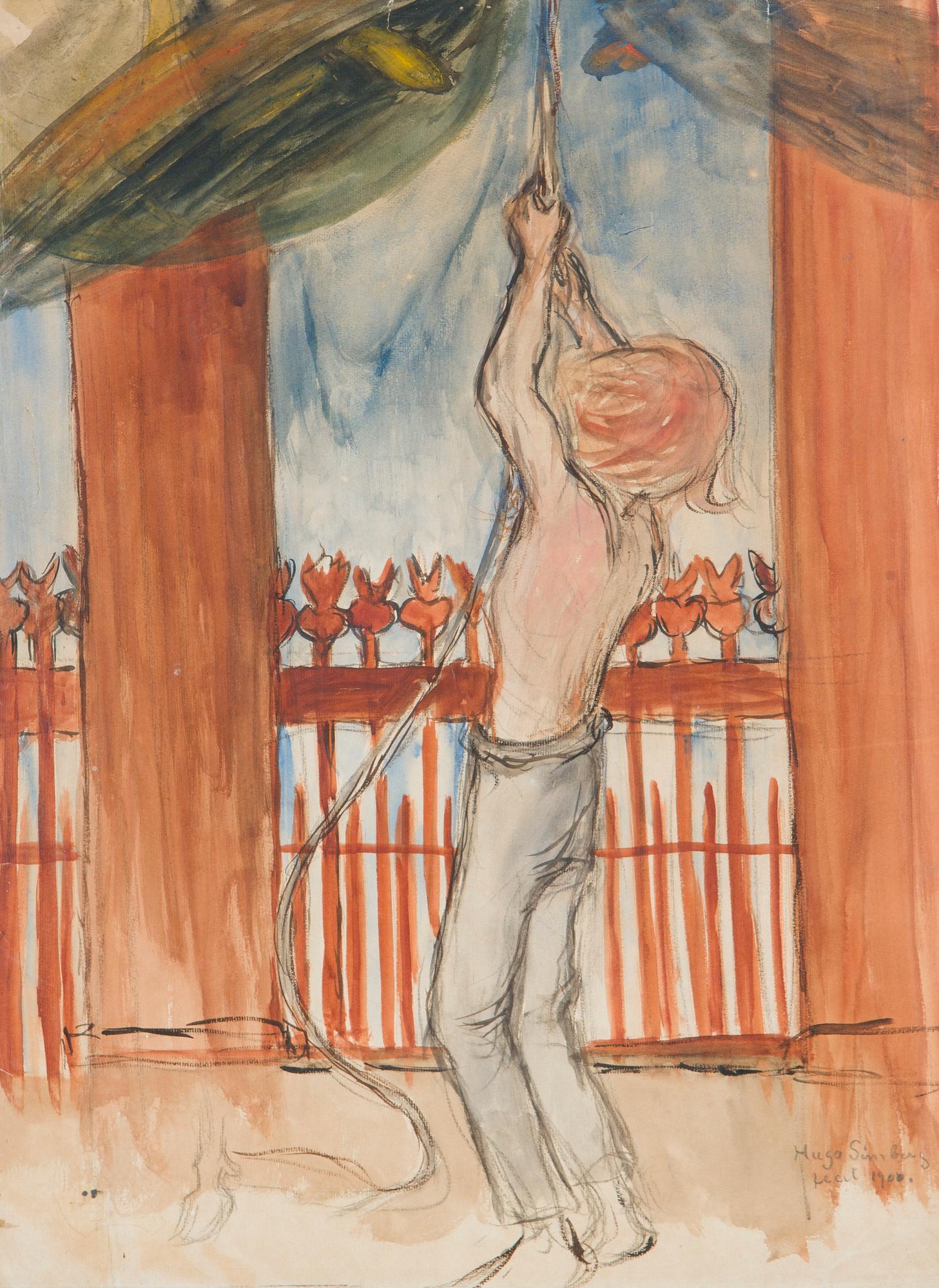 Hugo Simberg, Klockringaren.