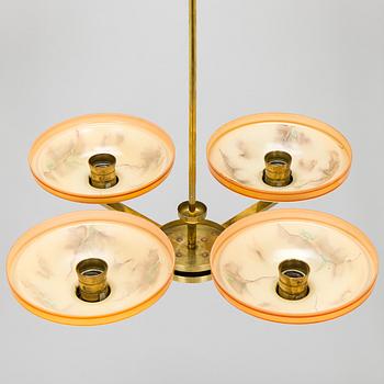 Paavo Tynell, taklampa modell 1442/4, Taito, 1930-tal.