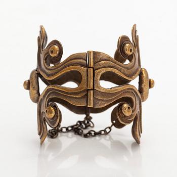 Seppo Tamminen, necklace and bracelet, bronze.