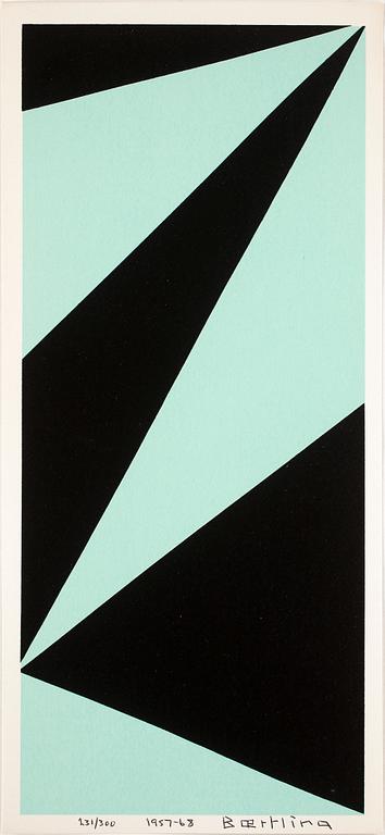 OLLE BAERTLING, färgserigrafi, 1957-68, signerad och numrerad 231/300.