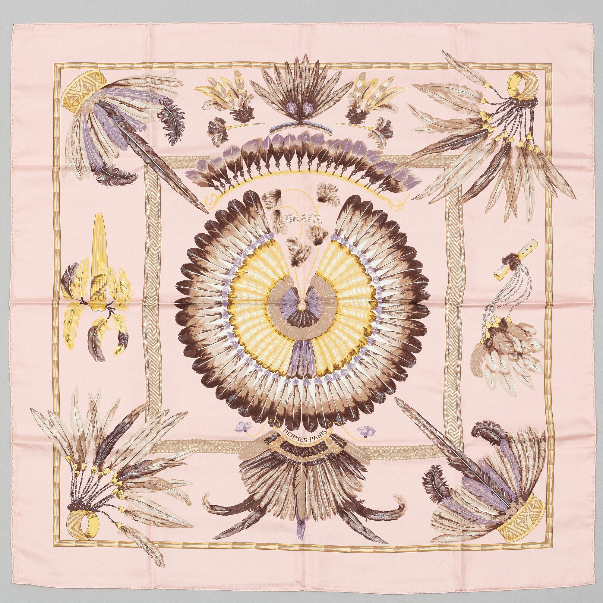 Hermès, scarf, "Brazil".