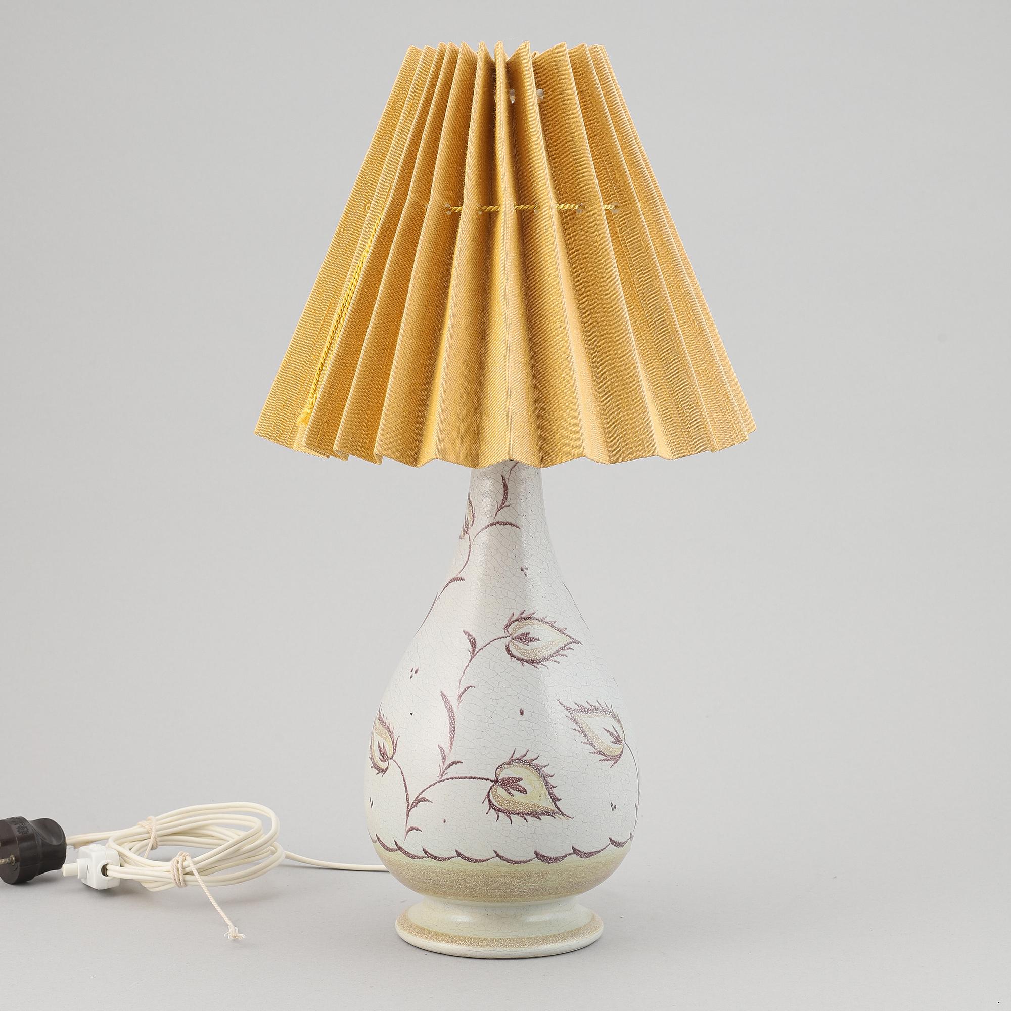 Eva Jancke Björk, a ceramic table light, Bo Fajans.