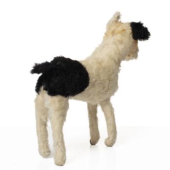 Steiff, dog, fox terrier, Germany 1930s.
