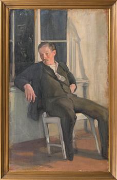 MAGNUS ENCKELL, PORTRÄTT AV VERNER THOMÉ.