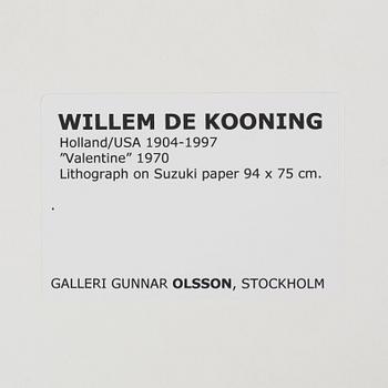 Willem de Kooning, "Valentine".