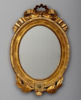 SPEGELLAMPETT, gustaviansk, sent 1700-tal.