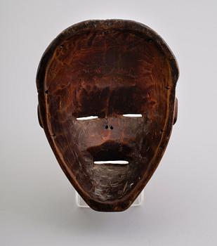 MASK, snidat trä, Joruba, Nigeria, Afrika.