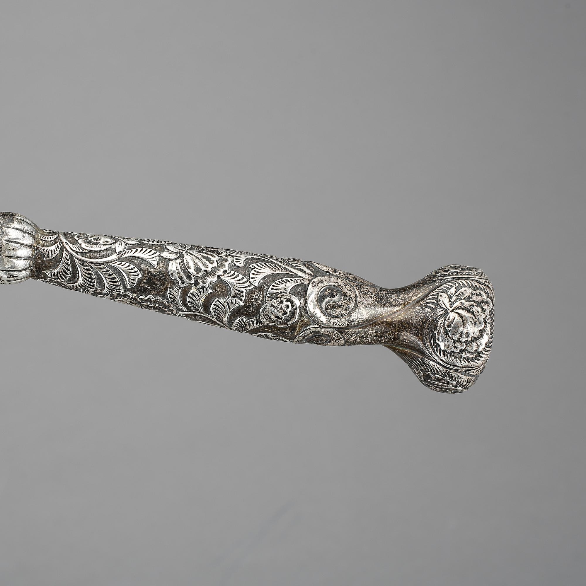 BLADVÄNDARE, silver, trä, 1900-talets första hälft.