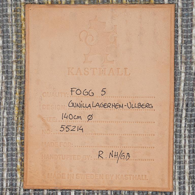 Gunilla Lagerhem Ullberg, rugs 2 pcs, "Fogg 5", Kasthall, diameter approx. 180 and 140 cm.