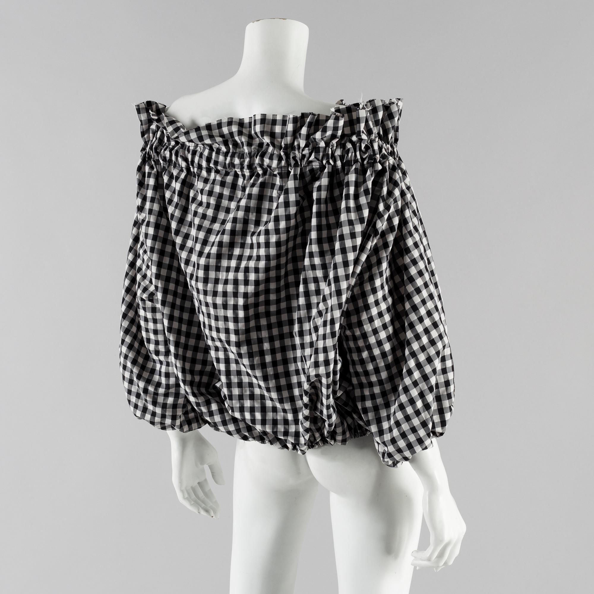 A black-and with singoallatop by Marques Almeida.