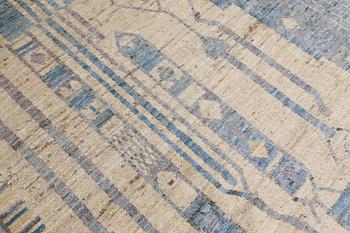 A rug, Morocco design, approx. 295 x 198 cm.