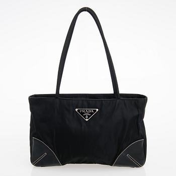 Prada, a nylon handbag.