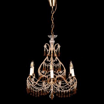 A venetian style chandelier, mid 20th century.