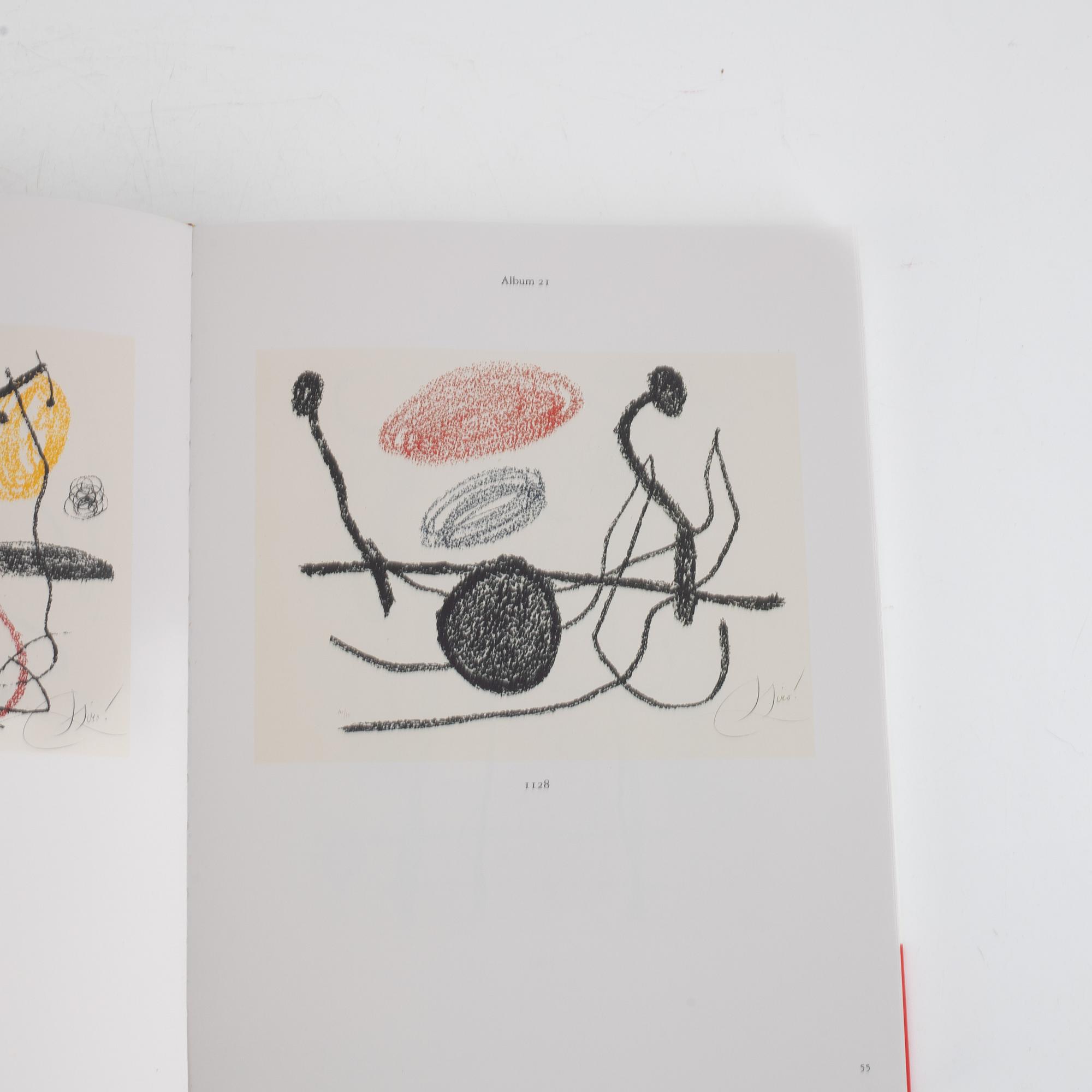 Böcker, 3 st, "Miró Lithographe" Maeght Editeur, III., V. & VI, Paris, Frankrike, 1964-81.