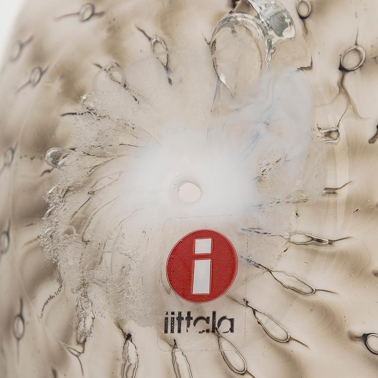 Oiva Toikka, lasilintu, "Raakel" ja muna "Raakelin tähden", signeerattu O. Toikka Nuutajärvi 2009.