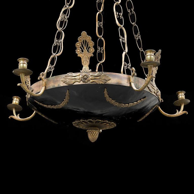 An 20th century empire style ceiling light.