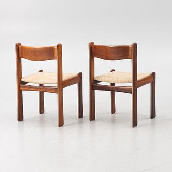 A dining table and six chairs, Uldum Møbelfabrik, Denmark, 1960's/70's.