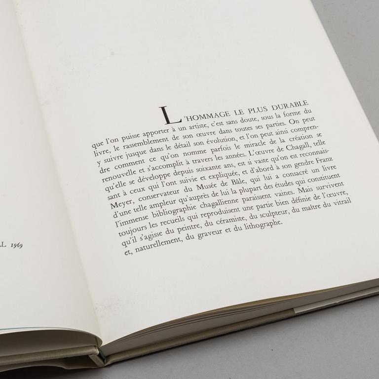 BOOKS (3), "Chagall Lithographe, II, III och IV", 1963-1974.