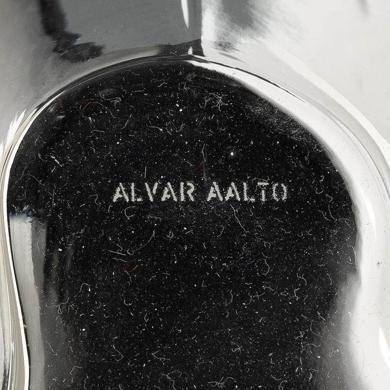 Alvar Aalto, vaser, 3 st och skål "Savoy", glas, samt fat och ljuslykta, Iittala.