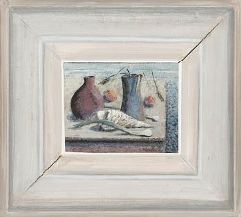 Hannu Hyrske, oil on board, signed.