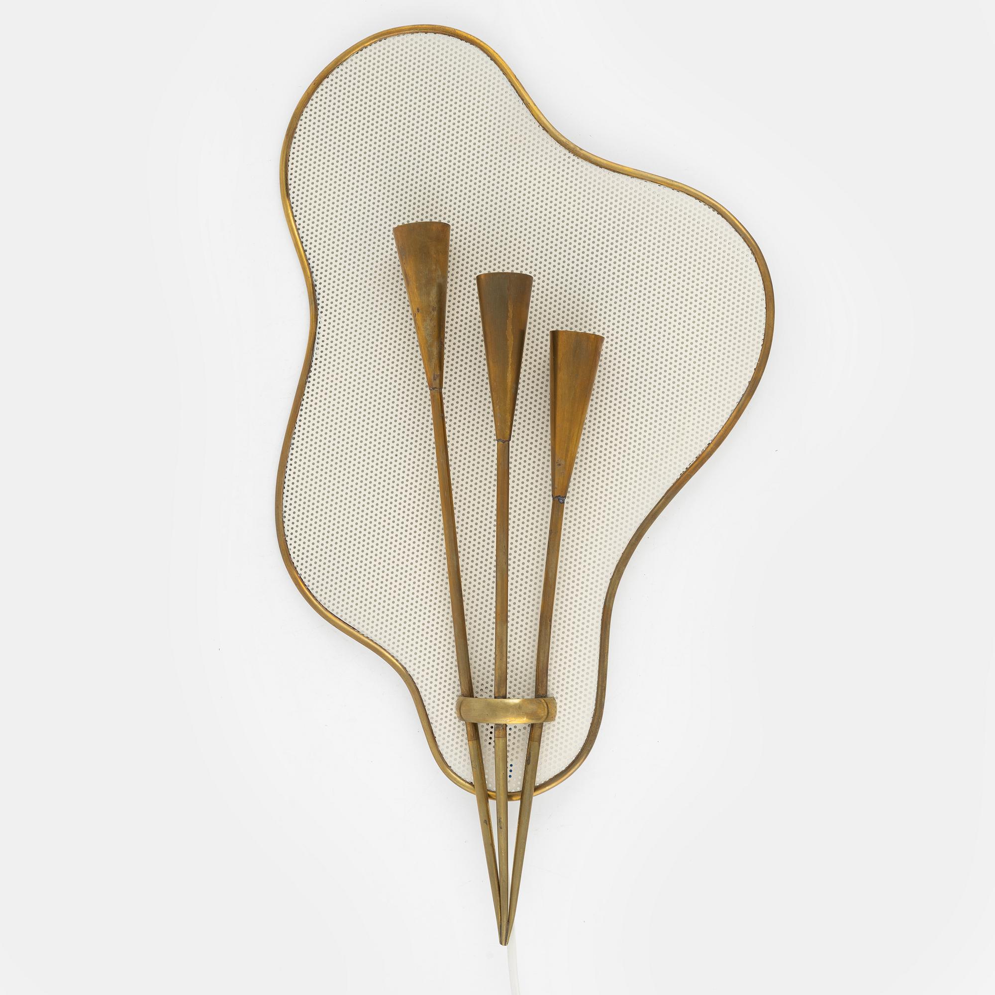 Jacques Biny, tillskriven. Vägglampett, 1900-talets mitt.