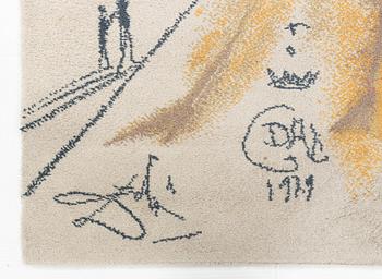 A rug, after Salvador Dalí, Ege Axminster A/S, Denmark, 140 x 200 cm.