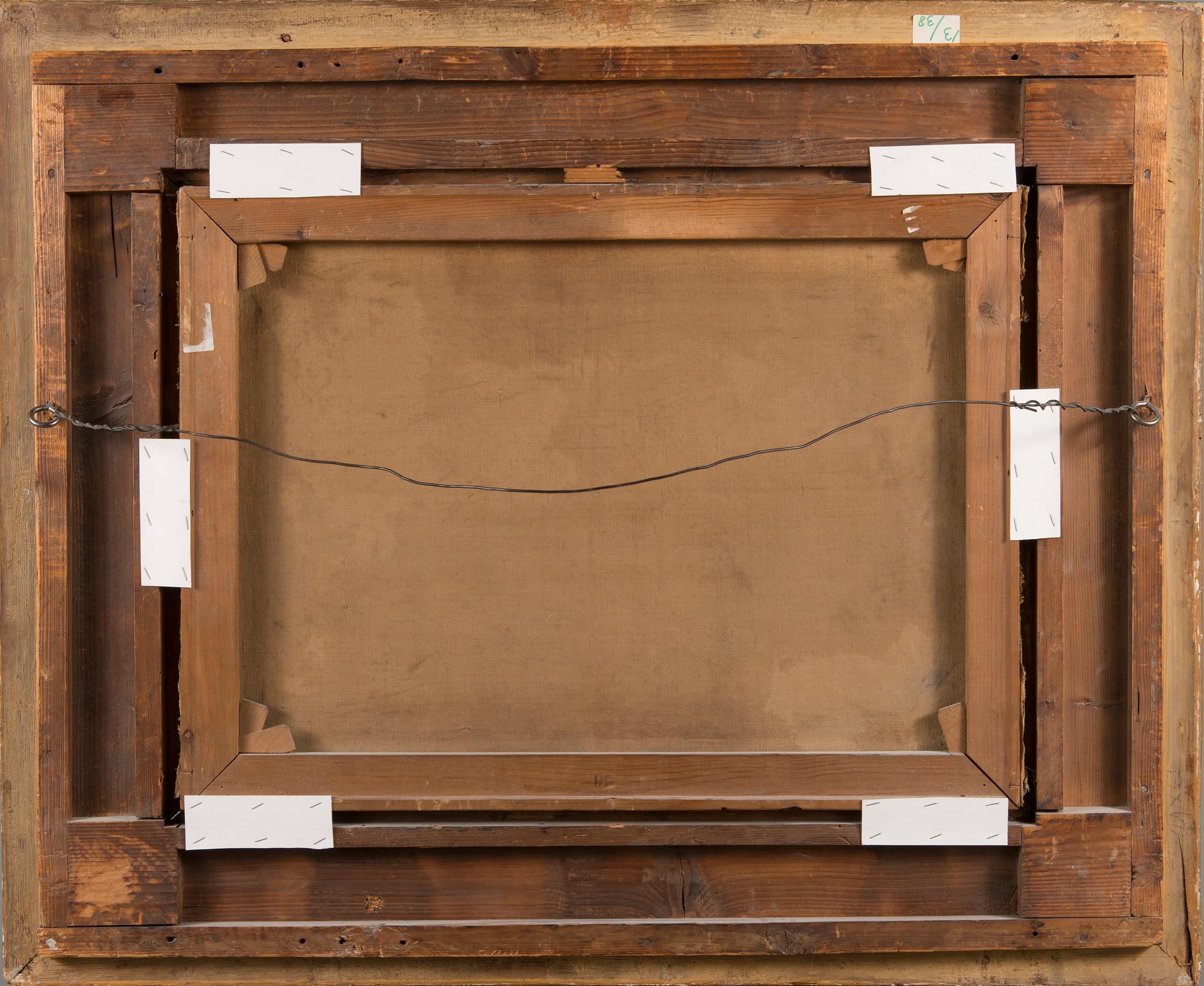 SEVERIN FALKMAN, oil on canvas, signed and dated 1870.