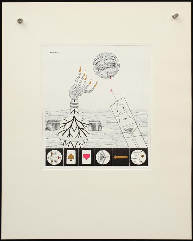 MAX WALTER SVANBERG, 8 st, färgseriegrafier, ej sign.