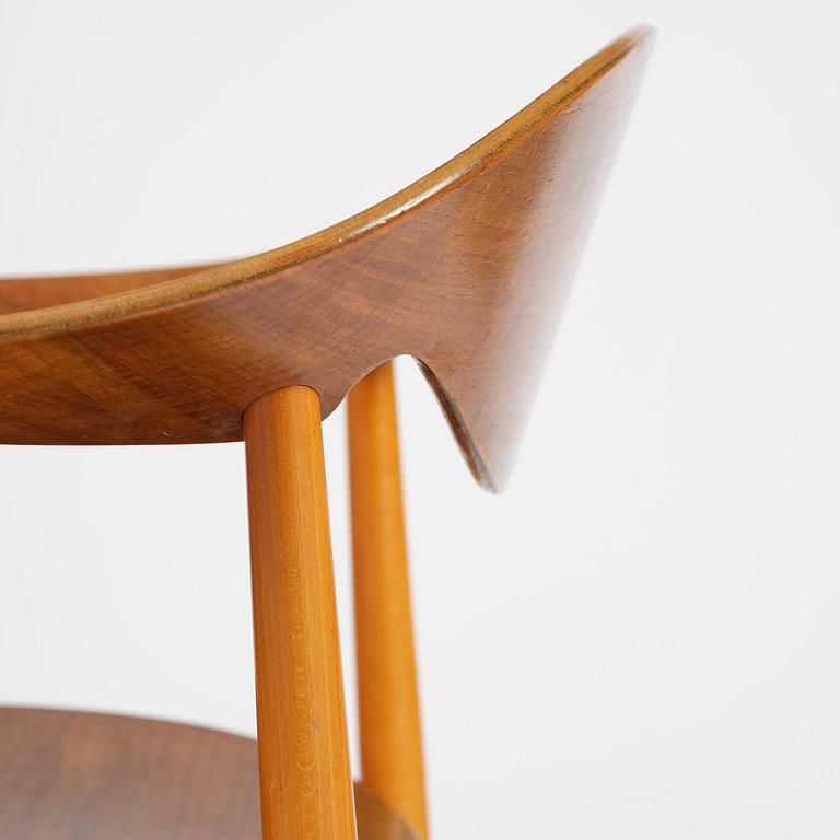 Ejner Larsen & Aksel Bender Madsen, a "Metropolitan" chair, Fritz Hansen, Denmark, 1950s.