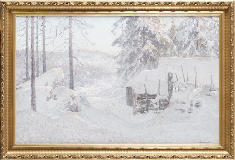 Anshelm Schultzberg, Vinterlandskap.