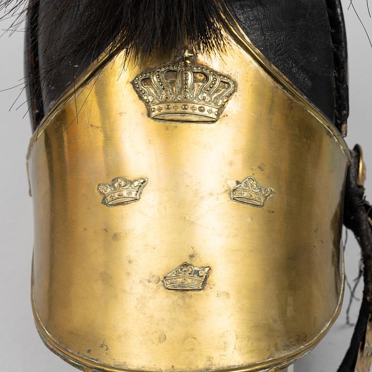 A Swedish helmet for the Dragoons of Scania.