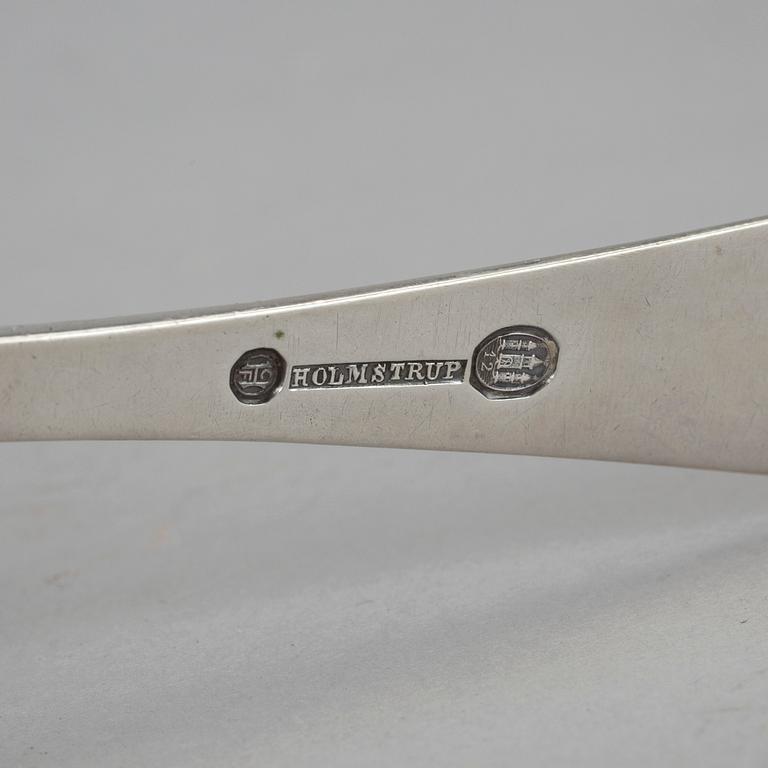 PARTI DANSKT SILVER, 13 delar, bland annat Harald Nielsen för Georg Jensen, vikt ca 376 gram.