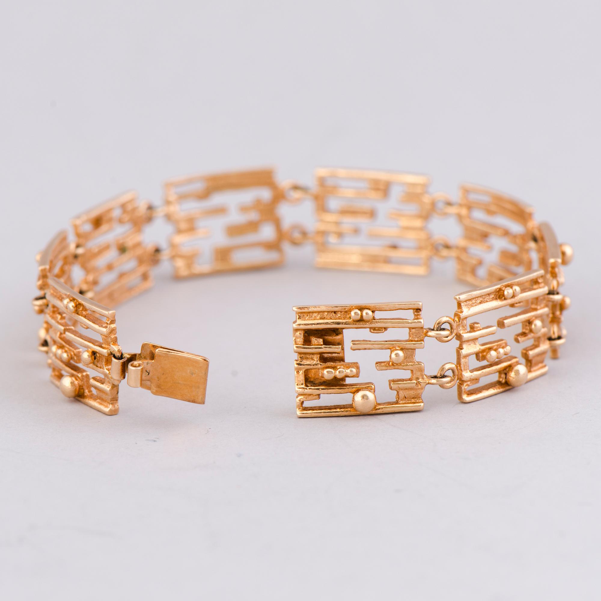 ARMBAND, 14K guld.