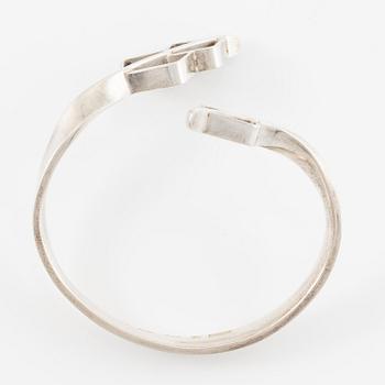 Sigurd Persson, a bangle, silver, Stockholm 1957.