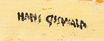 Hans Osswald, olja på duk signerad.