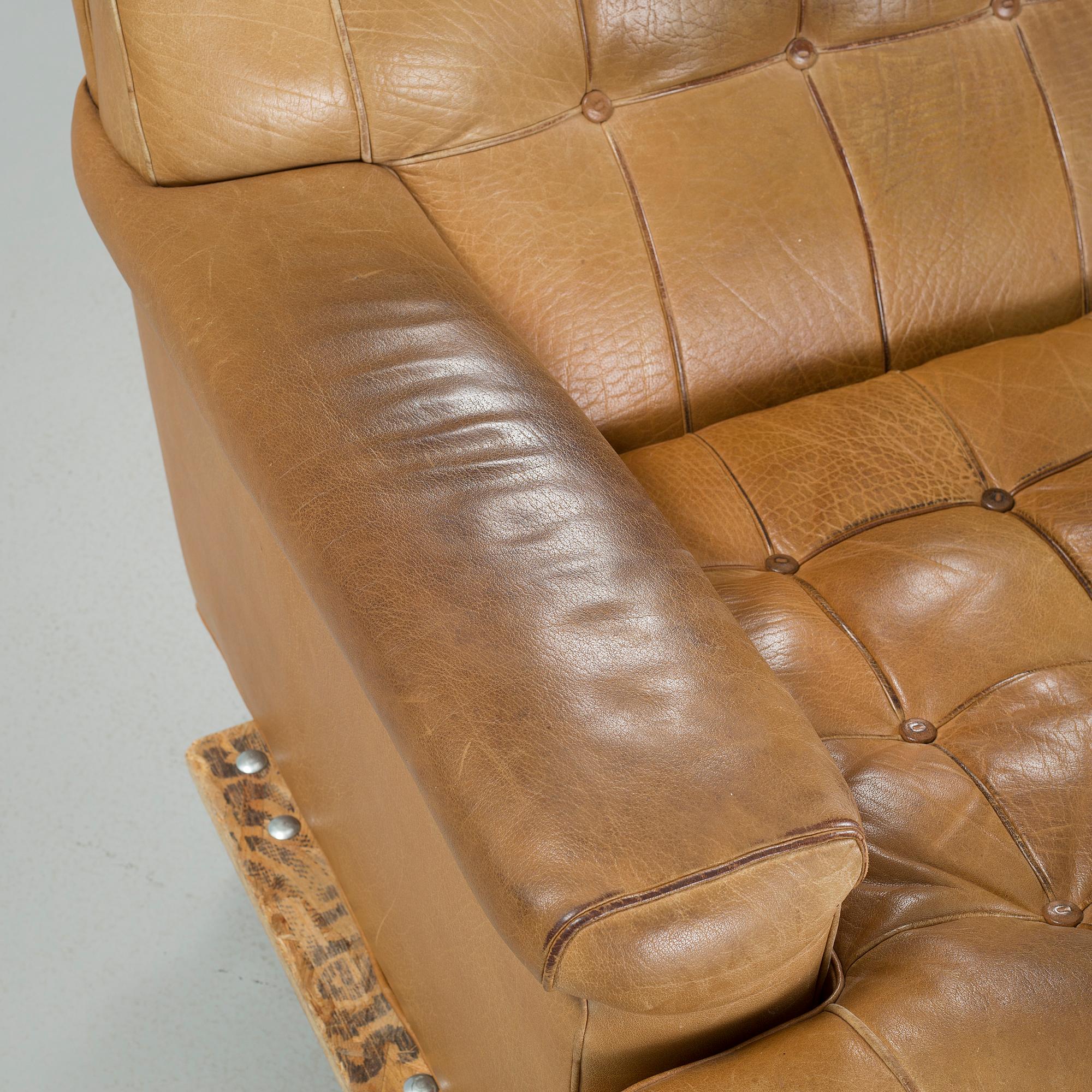 A "Merkur" sofa, designed by Arne Norell for Norell Möbel AB, 1960/70-tal.