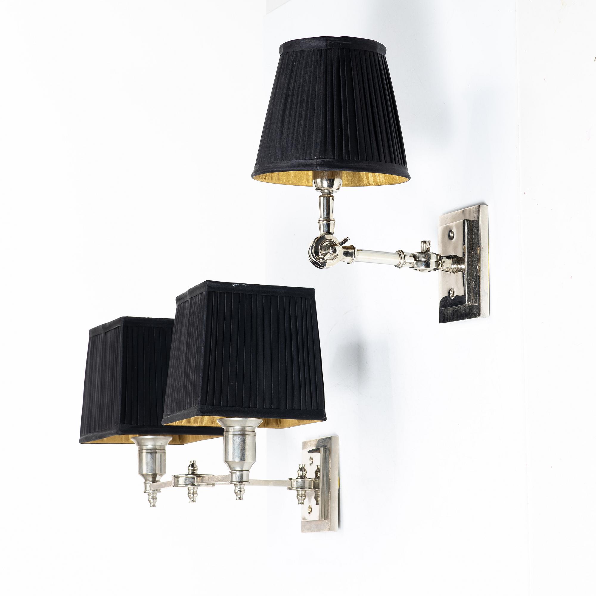 Two wall lamps from Eichholtz.