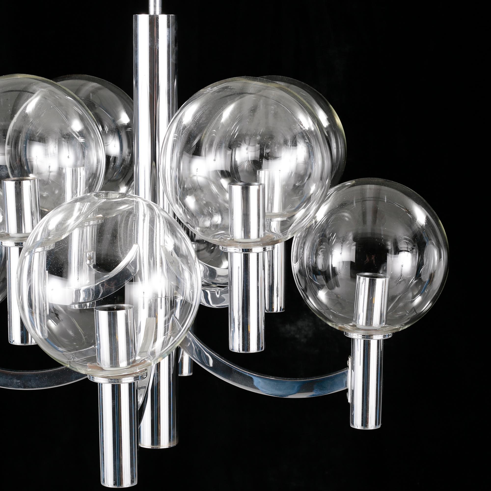 A Kaiser Leuchten ceiling lamp, later part of the 20th century.