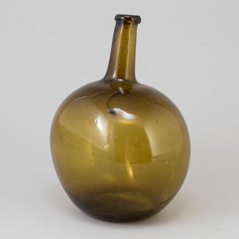 a 18th-19th century glass bottle.