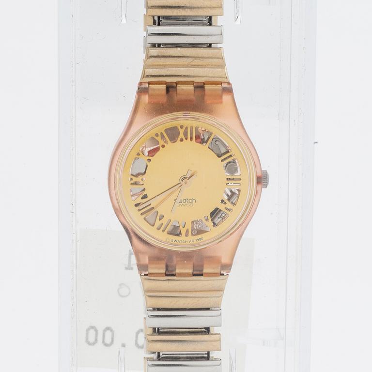 Swatch, Pink Nugget, wristwatch, 25 mm.