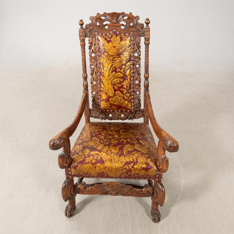 Karmstol Barock/Barock-stil 17/1900-tal.