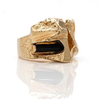 Björn Weckström, ‘Turmalinbro’ ring in 18K gold and tourmaline, Lapponia.