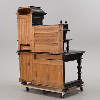 A Neo- Renaissance writing desk, late 19th century.