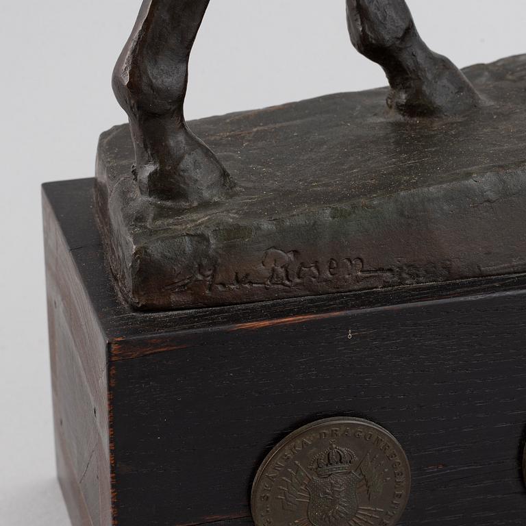 MAUD VON ROSEN, sculpture, bronze, signed.